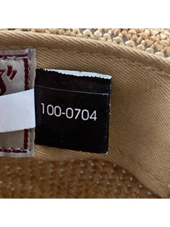 Goorin Bros Haze Hat 100% Raffia Fedora Sun Woven Natural Beige Large